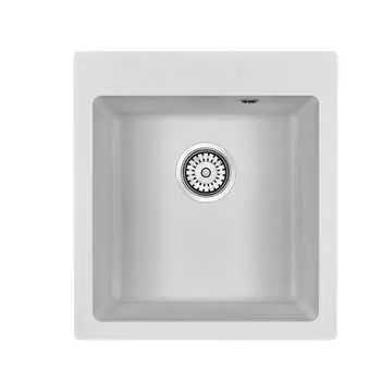 Кварцевая мойка Paulmark ZEMAR PM104651-WH