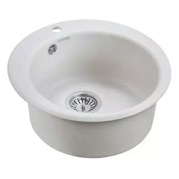 Кварцевая мойка Paulmark GELEGEN PM404800-WH