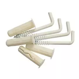 L-образный крюк-шуруп ЕВРОПАРТНЕР D3,8хL40 4 шт. MP 303 17