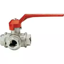 L-образный трехпроходной шаровой кран ITAP