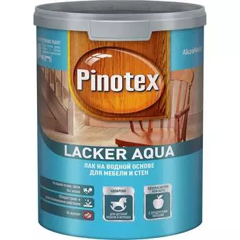 Лак для мебели и стен для внутренних работ Pinotex LACKER AQUA 70 5254084
