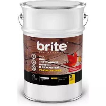 Лак для тротуарной плитки камня и брусчатки BRITE PROFESSIONAL 215176