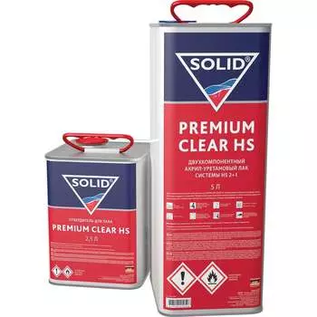 Лак системы hs SOLID PREMIUM CLEAR HS JET 322.7500.J