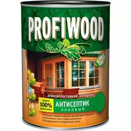 Лаковый тонирующий атмосферостойкий алкидный антисептик Profiwood 67033