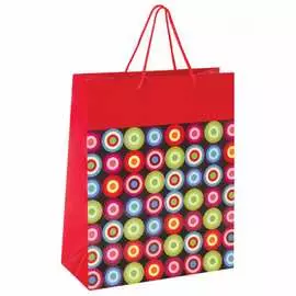 Ламинированный подарочный пакет Золотая сказка