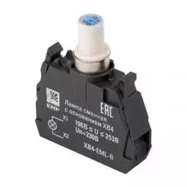 Лампа ekf сменная, c основанием, xb4, синяя, 230в, proxima sq xb4-eml-b