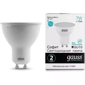 Лампа Gauss LED Elementary 13627