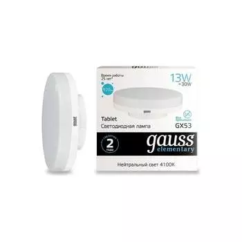 Лампа Gauss LED Elementary 83823