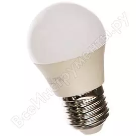 Лампа gauss led elementary globe 7w e27 2700k 1/40 3 лампы в упаковке sq53217t