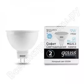 Лампа Gauss LED Elementary 13539