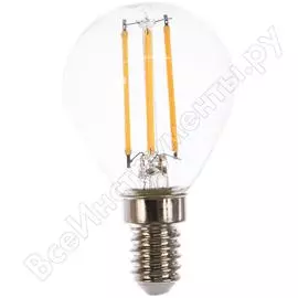 Лампа Gauss LED Filament Шар 105801111