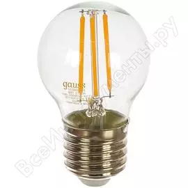 Лампа Gauss LED Filament Шар 105802109