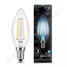 Лампа Gauss LED Filament Свеча 103801211