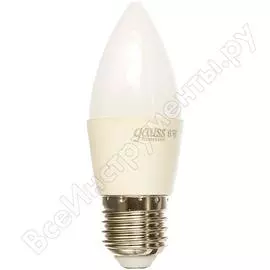 Лампа Gauss LED Elementary Candle 6W E27 4100K 33226