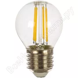 Лампа Gauss LED Filament Globe E27 5W 4100K 105802205