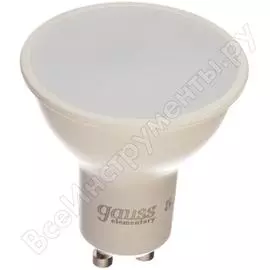 Лампа Gauss LED Elementary MR16 GU10 5.5W 3000К 13616