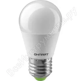 Лампа ОНЛАЙТ OLL-G45-10-230-2.7K-E27 61968