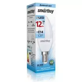 Лампа Smartbuy SBL-C37-12-40K-E14