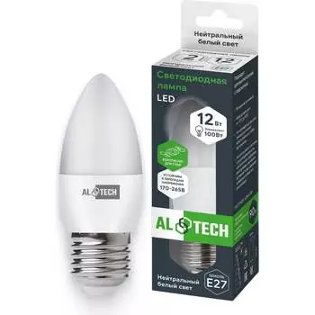 Лампочка светодиодная ALTECH LED С35-12W-840-E27 4673758070135