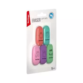 Ластик Berlingo lazy cats BLc_00680_5