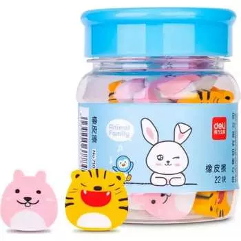 Ластик DELI Звери 71055 1482626