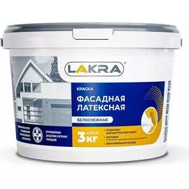 Латексная фасадная краска ЛАКРА ЛА-00000058 ЛА-00000058