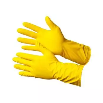 Латексные хозяйственные перчатки Gward IRIS G40/L1