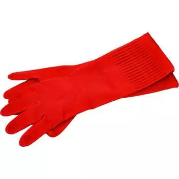 Латексные удлиненные хозяйственные перчатки Gward ROSE G100/L1