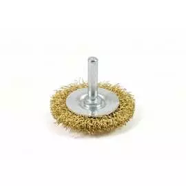 Латунированная щетка-крацовка для дрели Orientcraft CIRS06521213