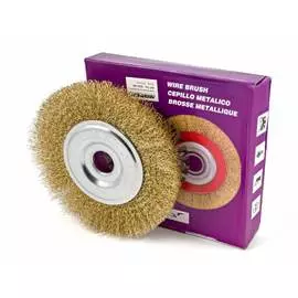 Латунированная щетка-крацовка для УШМ Orientcraft CIR015063320