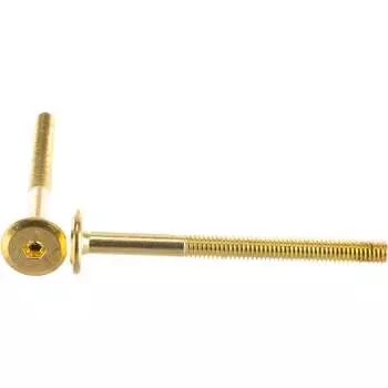 Латунированный мебельный винт ЦКИ М6х110 HEX 4.0 50 шт. 61918
