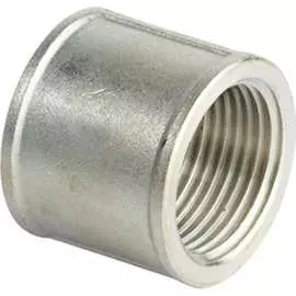 Латунная никелированная муфта СВК