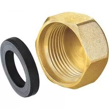 Латунная резьбовая заглушка DOUBLE-LIN LL6163 (3/4")