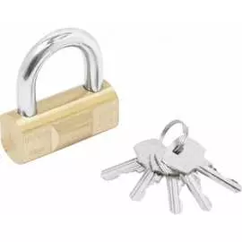 Латунный навесной замок БУЛАТ ВС 1-О60 13644