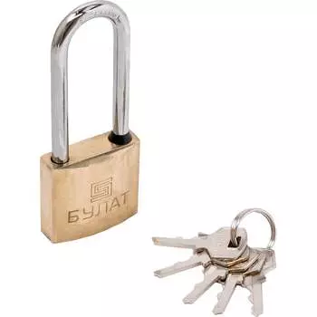 Латунный навесной замок БУЛАТ ВС 1140-01 13646