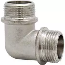 Латунный никелированный угольник СВК