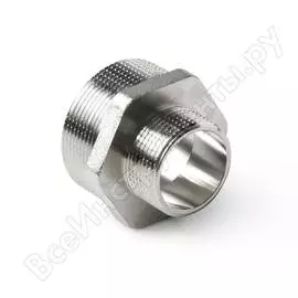 Латунный ниппель pro aqua нр резьбовой переходной 1-1/2 x 1-1/4 06-m40-m32x