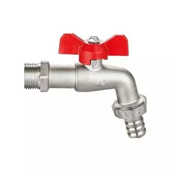 Латунный резьбовой шаровой кран для шланга DOUBLE-LIN