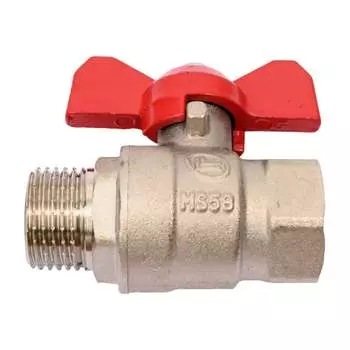 Латунный резьбовой шаровой кран DOUBLE-LIN LL1041 (1/2")