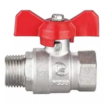 Латунный резьбовой шаровой кран DOUBLE-LIN LL1041 (3/4")