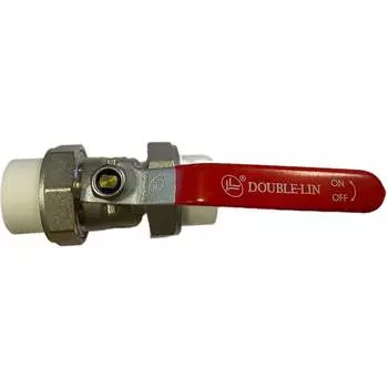 Латунный резьбовой шаровой кран DOUBLE-LIN LL1136 (50x50)