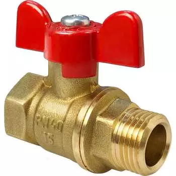 Латунный шаровой кран для воды Valfex VF.218.LB1.012.Bir