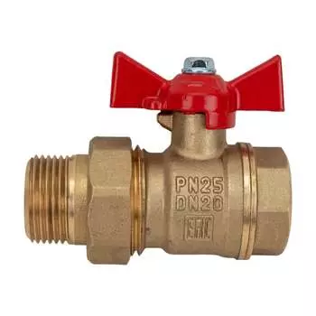 Латунный шаровой кран для воды Valfex OPTIMA VF.227.L0B1.034.Bir