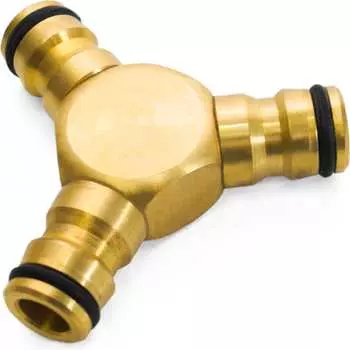 Латунный штуцерный тройник POLYAGRO