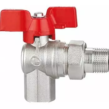 Латунный угловой шаровой кран DOUBLE-LIN LL1516 (1/2")