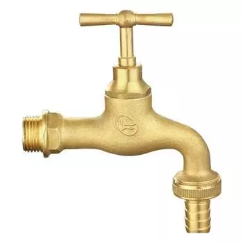 Латунный вентиль для подключения шланга DOUBLE-LIN