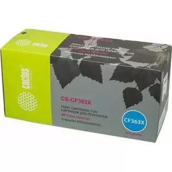 Лазерный картридж для hp clj m552dn/m553dn Cactus cf363x пурпурный, 356699