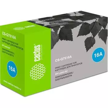 Лазерный картридж для hp lj 5200/5200n/5200l/5200tn/5200d Cactus q7516a 807363