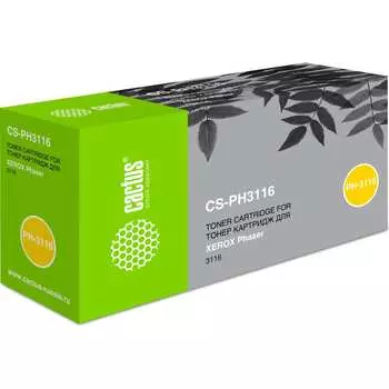 Лазерный картридж для xerox phaser 3116 Cactus 109r00748 340885