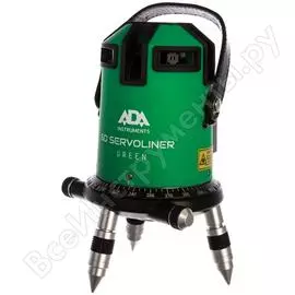 Лазерный уровень ada 6d servoliner green а00500